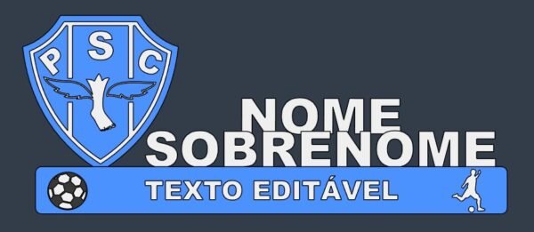Letreiros de Times Personalizado – Paysandu